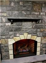 Facade of fireplace Muskoka Grey